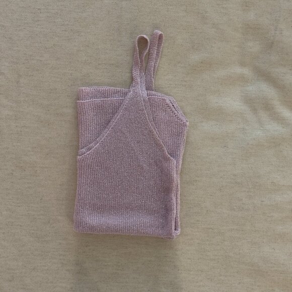 Sparkly Pink Tank Top | TWIK - Made in Italy - Picture 10 of 11